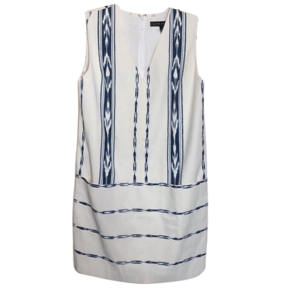 Ralph Lauren Black Label Dress ikat shift dress